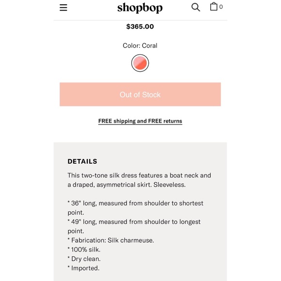 NWT ROBERT RODRIGUEZ COLOR BLOCK CASCADE DRESS - Picture 6 of 7